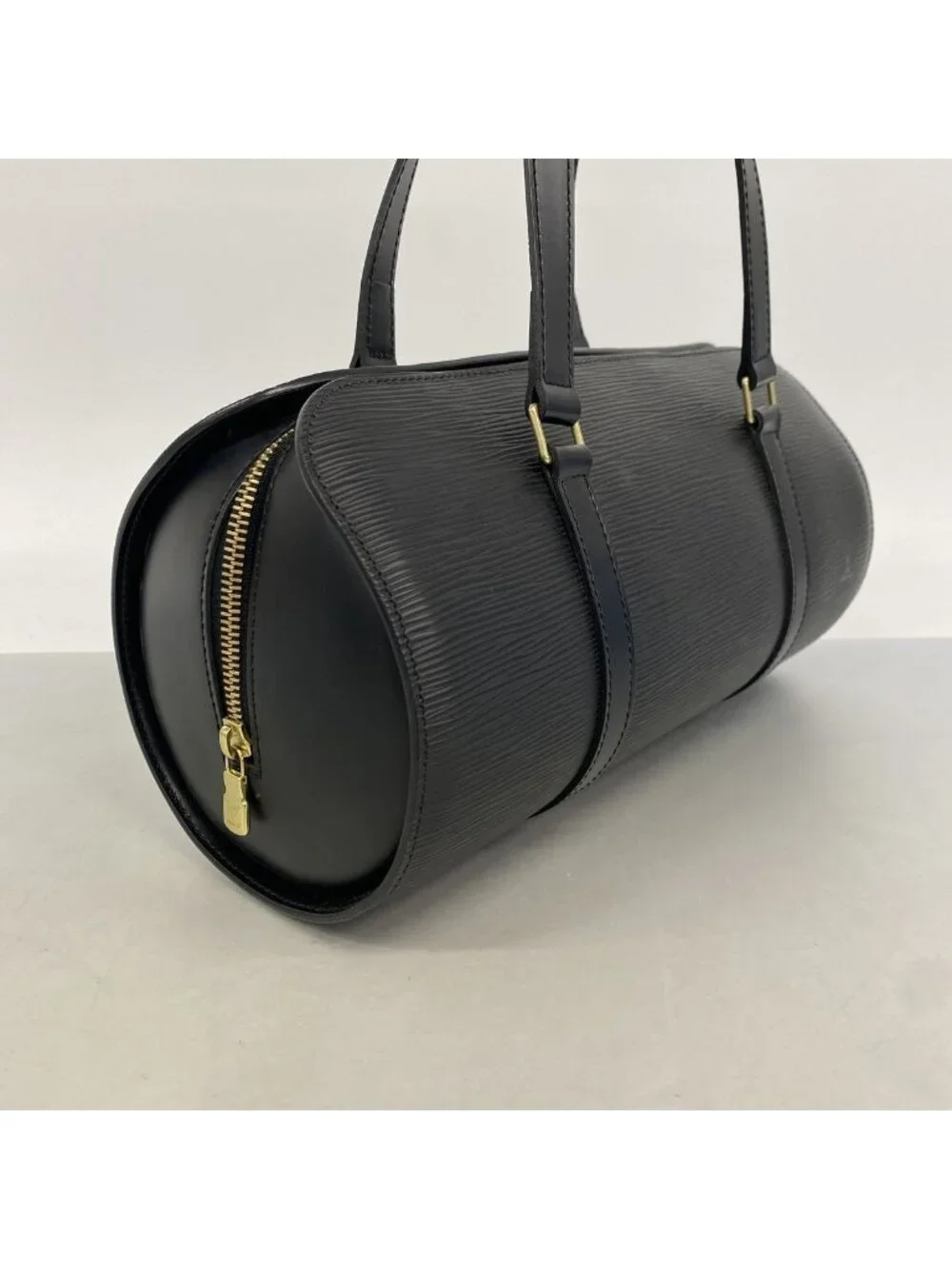 Louis Vuitton Epi Souflo Noir Handbag